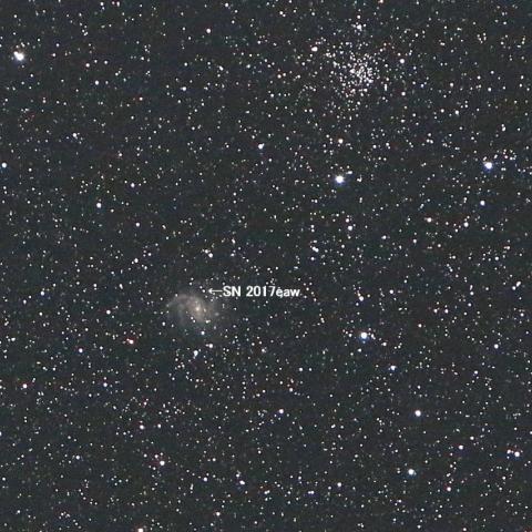 5/19未明　NGC6946に出現した超新星2017eaw