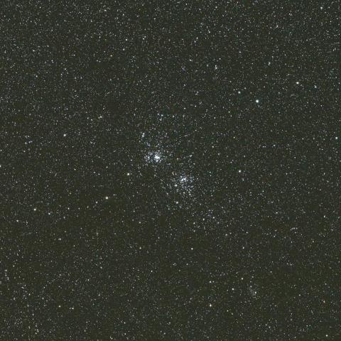 10/25　ペルセウス座の二重星団h-χ