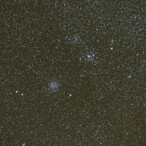 10/31未明　南天の二重星団（M46とM47）