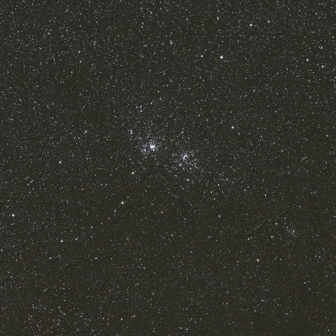 12/21 ペルセウス座の二重星団h-χ（NGC869・NGC884）