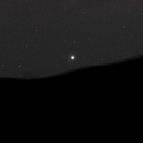 10/22未明 紀伊山地から見たカノープス