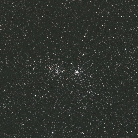11/29 ペルセウス座二重星団h-χ（NGC869・NGC884）