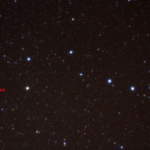 ギャラッド彗星と北斗七星を広角にて