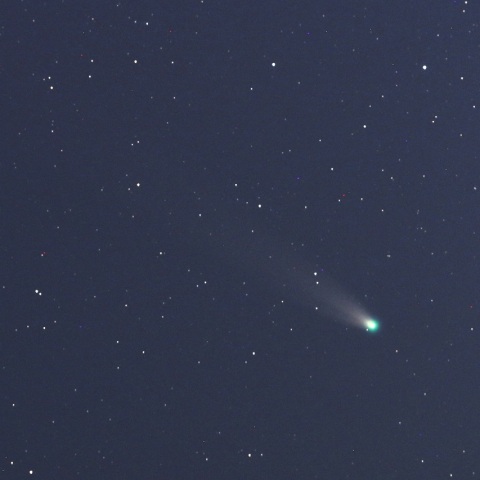 12/30 日々変化、宵の刻のレナード彗星（C/2021 A1）