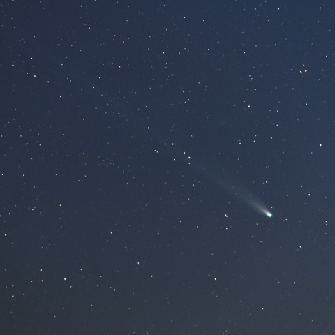 1/1 新年初日、宵の刻のレナード彗星（C/2021 A1）