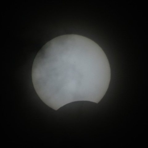 東北の日食を見に