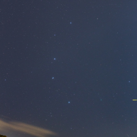 北斗七星とラブジョイ彗星