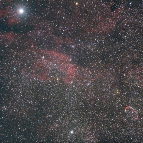 はくちょう座サドル付近