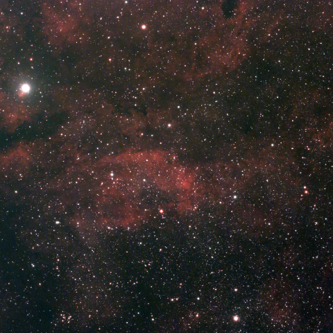 サドル周辺とクレセント星雲