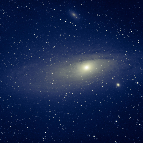 アンドロメダ銀河と伴銀河