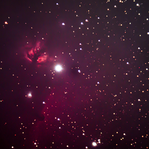 アルニタク周辺の星雲