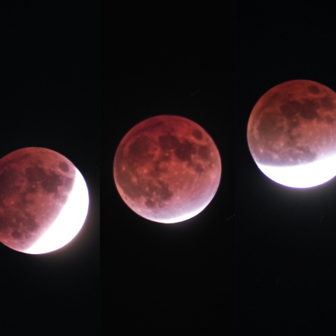 皆既に近い部分月食