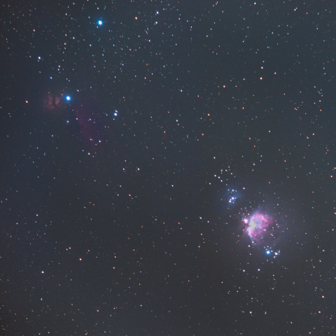 オリオンの星形成領域