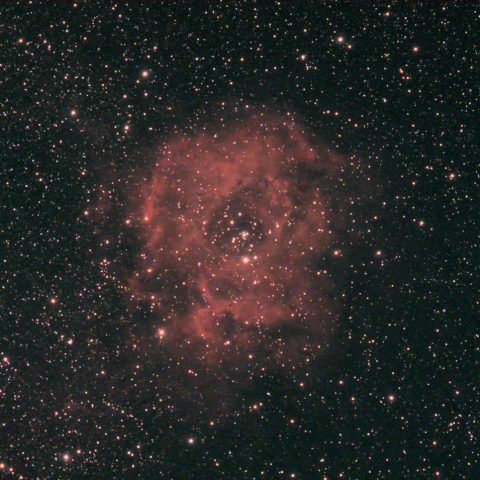 バラ星雲（L-RGB合成 ver.）