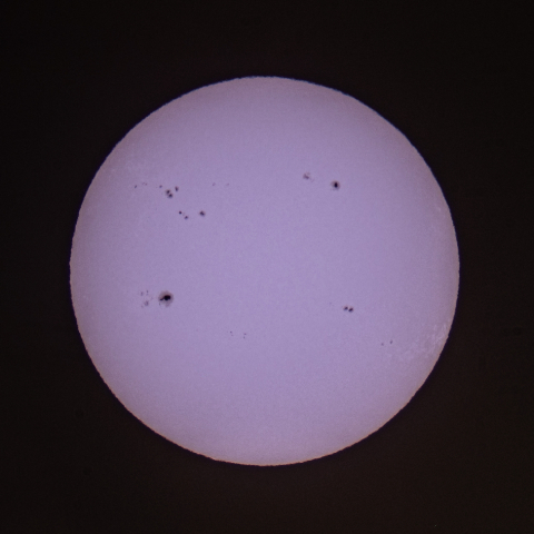 太陽の黒点 (2023/1/17)