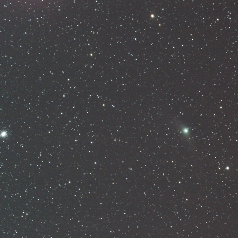 M92に接近中のギャラッド彗星