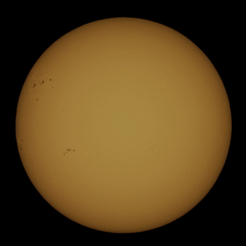 11月21日の太陽面