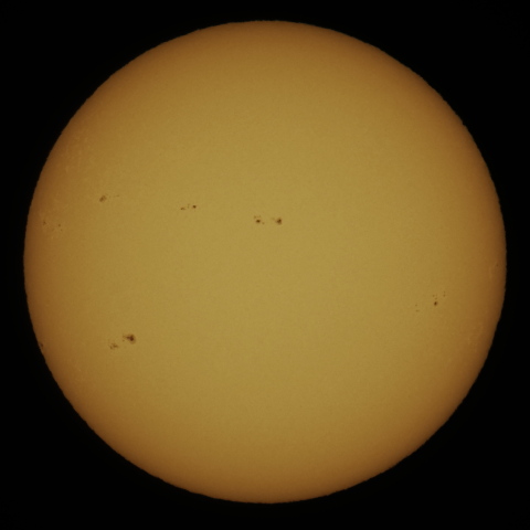 12月20日の太陽面