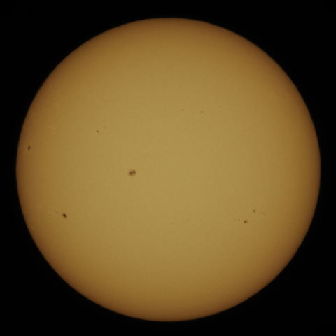 2024年1月14日の太陽面