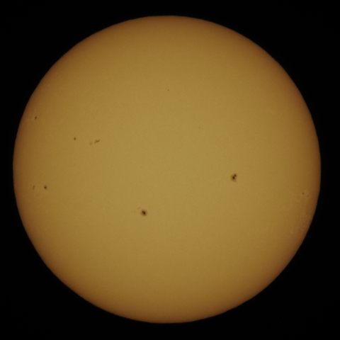 2024年1月17日の太陽面