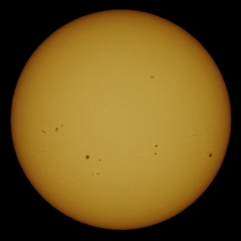 6月29日の太陽面