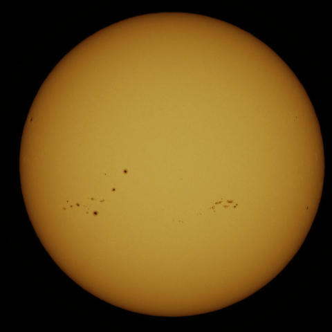 7月27日の太陽面