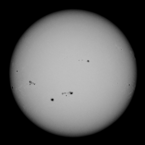 8月21日の太陽面