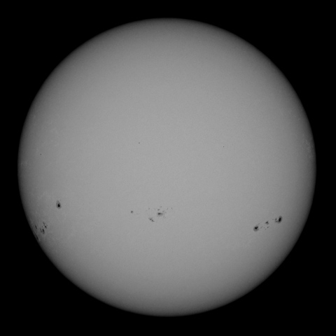 9月3日の太陽面