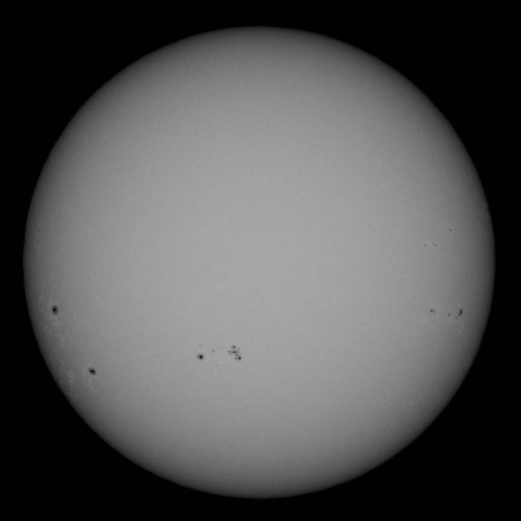 9月18日の太陽面