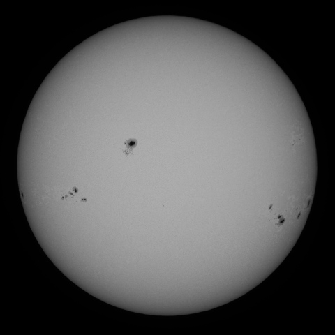 10月7日の太陽面