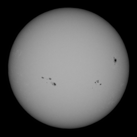 10月12日の太陽面