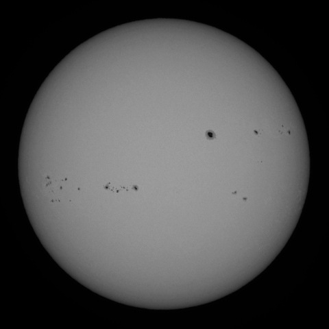 11月6日の太陽面