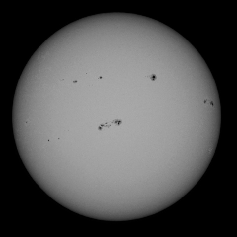 1月20日の太陽面