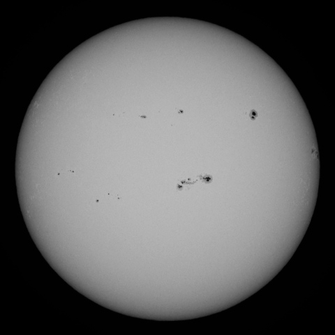 1月21日の太陽面