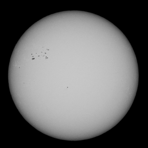 2月1日の太陽面