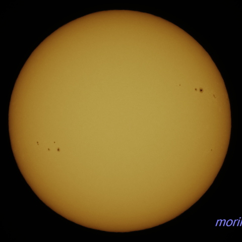 夏至 6月21日の太陽面