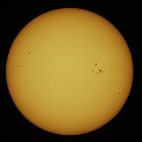 8月7日の太陽面