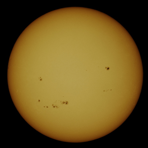 ８月29日の太陽面