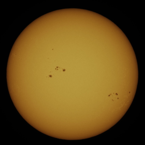 10月1日の太陽面