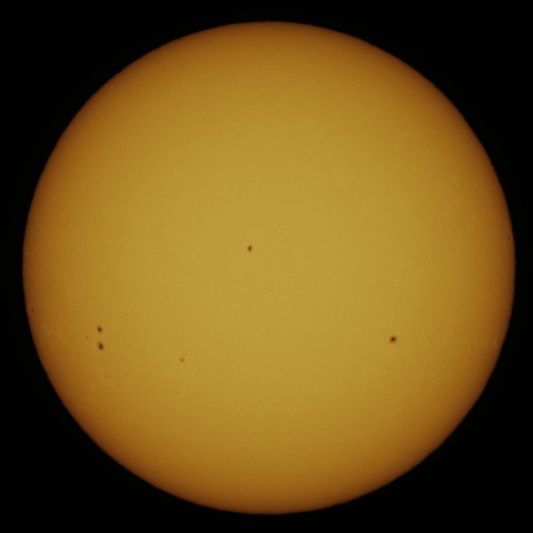 10月20日の太陽面