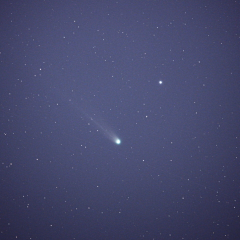 明け方のレモン彗星 C/2025 A6