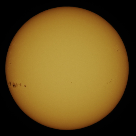 12月1日の太陽面