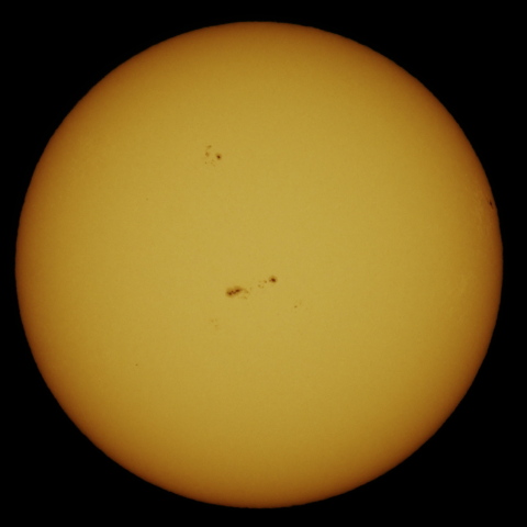 2026年1月1日の太陽面
