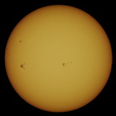 2026年1月17日の太陽面