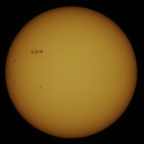 2026年2月2日の太陽面