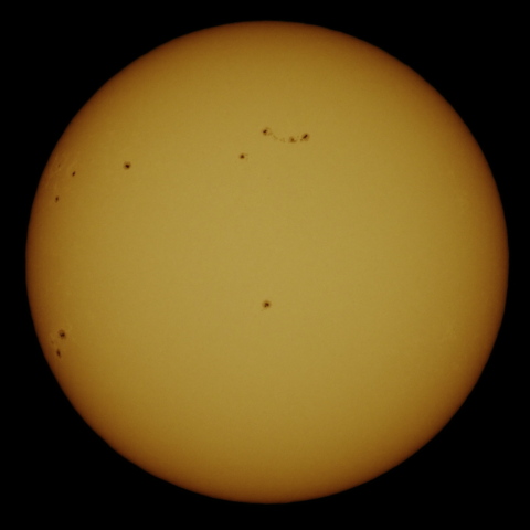 2026年3月28日の太陽面