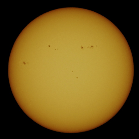 2026年4月27日の太陽面