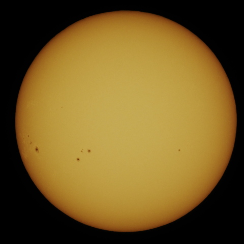 2026年5月25日の太陽面