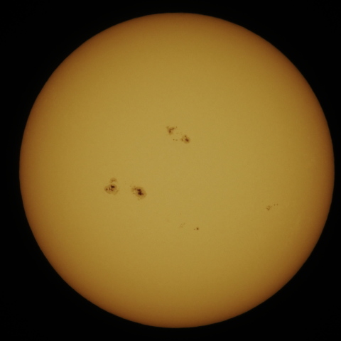 2026年6月29日の太陽面