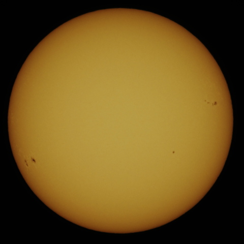 10月11日の太陽面